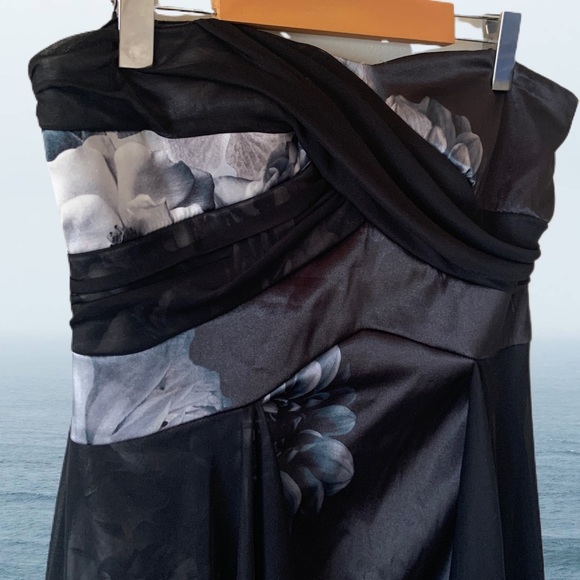 Short Formal Dress - Chiffon Train - Picture 1 of 2